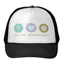 Faith Love Air Traffic Control Mesh Hat
