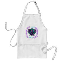 Faith Love Awareness v2 Domestic Violence Apron