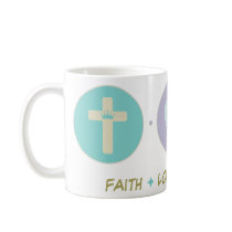 Faith Love Bagpipes Mug