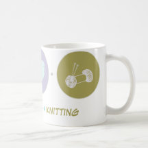 Faith Love Knitting Coffee Mugs