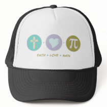 Faith Love Math Mesh Hats