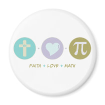 Faith Love Math Magnets