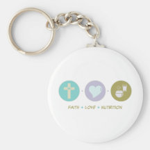 Faith Love Nutrition Key Chains