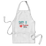 Faith makes all things possible apron