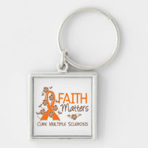 Faith Matters 3 Multiple Sclerosis Keychain