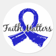 Faith Matters 5 CFS Round Sticker