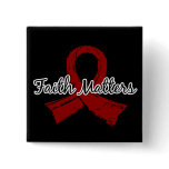 Faith Matters 5 Sickle Cell Disease Pinback Button