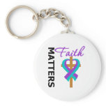 Faith Matters Domestic Violence Sexual Assault keychains