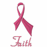 Faith Pink Ribbon Zip Hoodie