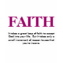 FAITH t-shirts