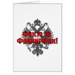 Fak U, U facking  fuk Greeting Cards