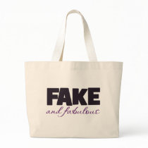 Fake and Fabulous Boobs Canvas Bags