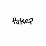 fake? / The Real Ones t-shirt