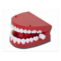 FakeChatteringTeeth081311 Postcards