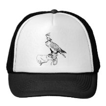 Falcon on Glove Cap Mesh Hat