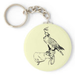Falcon on Glove Keychain