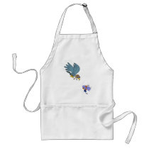 Falcon with goggles apron