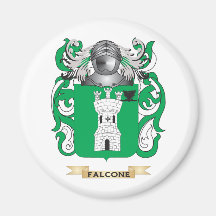 Falcone Coat of Arms Magnets