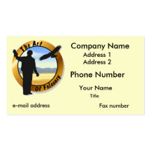 Falconer Medallion Round Business Cards