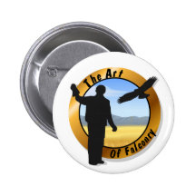 Falconer Medallion Round Button