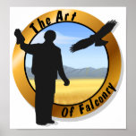 Falconer Medallion Round Print