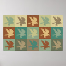 Falconry Pop Art Posters