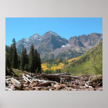 Fall At Maroon Bells Colorado Posters