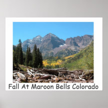 Fall At Maroon Bells Colorado Posters