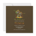 Fall / Autumn Family Tree Thanksgiving Invitation