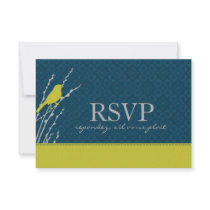 Fall Elegance Wedding RSVP Card B2 Custom Announcements