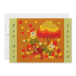 Fall elve boys, Party invitation