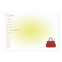 Fall Fahion News Business Card Templates