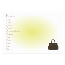 Fall Fahion News Business Card Templates