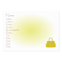 Fall Fahion News Business Cards
