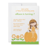 Fall Fairy Princess Invitations
