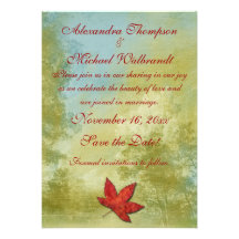 Fall Fantasy Save the Date Invite