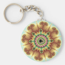 Fall Flower - Fractal Art Key Chains
