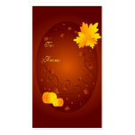 Fall frame - Gifttag business cards