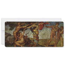 Fall from the Garden of Eden, Fresco, Michelangelo Announcements