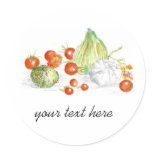 Fall Fruits Autumn Watercolor Sticker