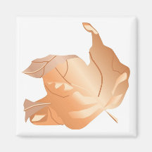Fall Gradident Maple Leaf Fridge Magnets