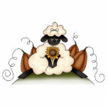 fall harvest sheep photo sculptures