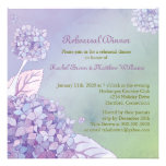 Fall Hydrangea Wedding Rehearsal Dinner Invitation