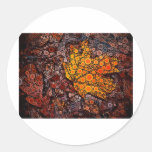 Fall Leaf Mosaic Stickers