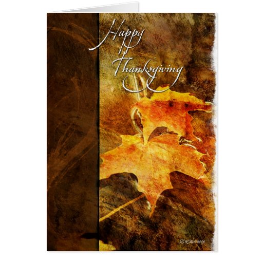 Fall leafs-Vintage Cards