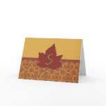 Fall Leaves Letter S cards