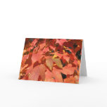 Fall Leaves Note Card - Customised