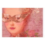 Fall Masquerade Marie Antoinette Custom Announcements