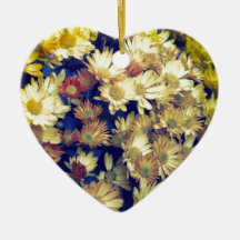Fall Mum Christmas Ornament