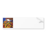 Fall Night Full Moon bumper stickers
